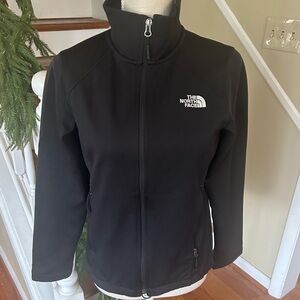 The North Face Women’s Small SoftShell WindWall Black Jacket Hiking Outdoor Gear